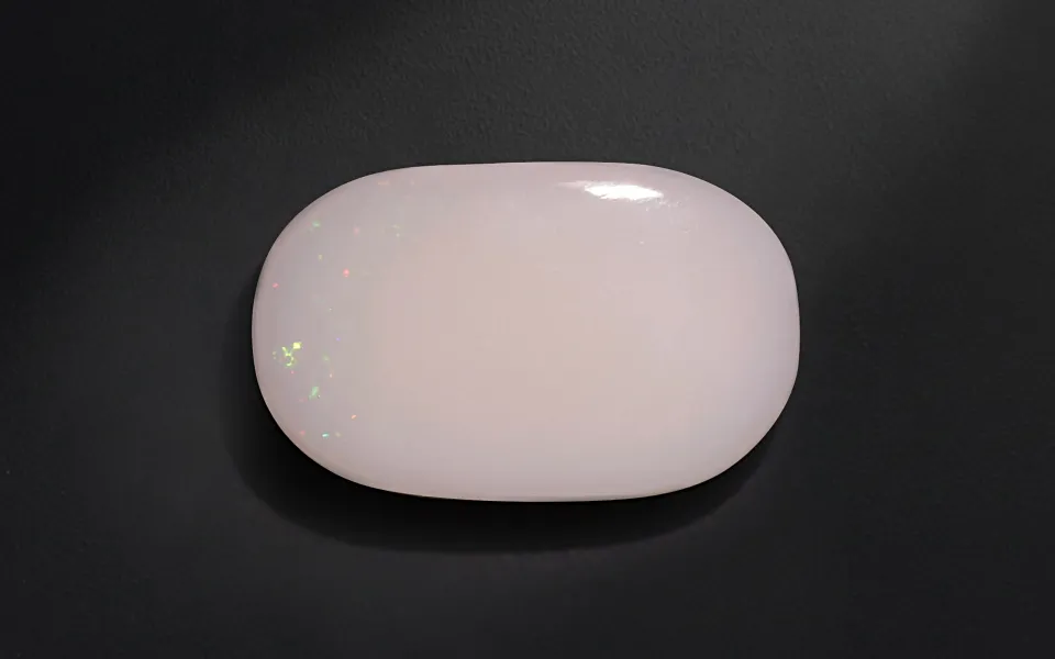 White Opal With Fire - 10.02 Carats
