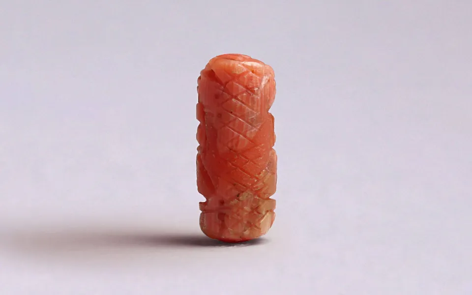 Red Coral Carving - 4.54 Carats
